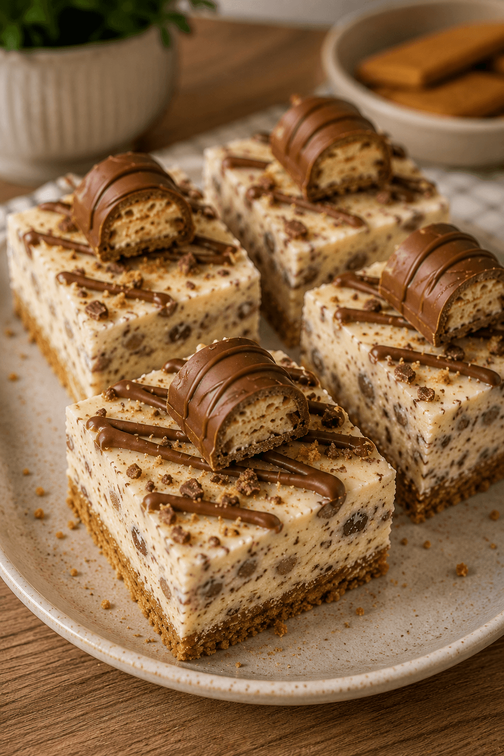 No-Bake Kinder Bueno Slice