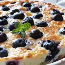 Blueberry Cottage Cheese Breakfast Bake-image