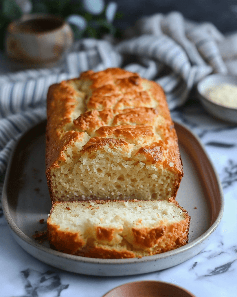 low carb bread with Greek yogurt