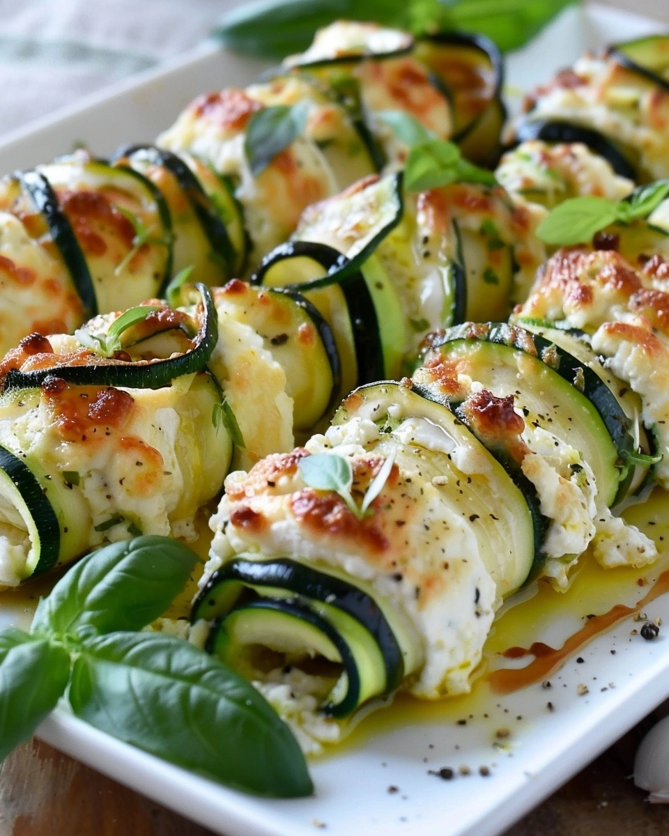 Zucchini Ricotta Roll-Ups Recipe - Recipe Image