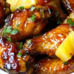 Sticky Pineapple Brown Sugar Wings Recipe