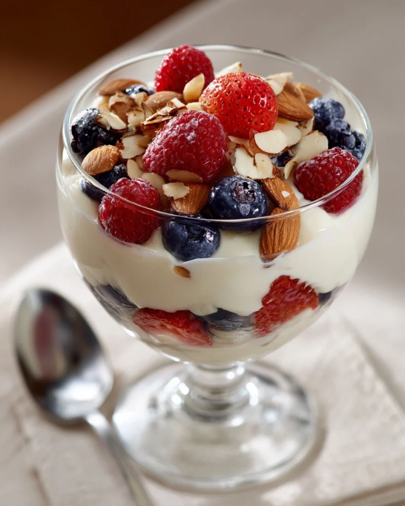 Berry Almond Yogurt Parfait Recipe