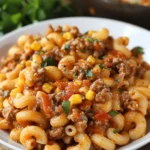 Easy One-Pot Cheesy American Goulash Recipe