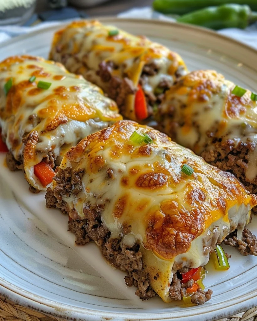 Cheesy Keto Philly Roll-Ups Recipe