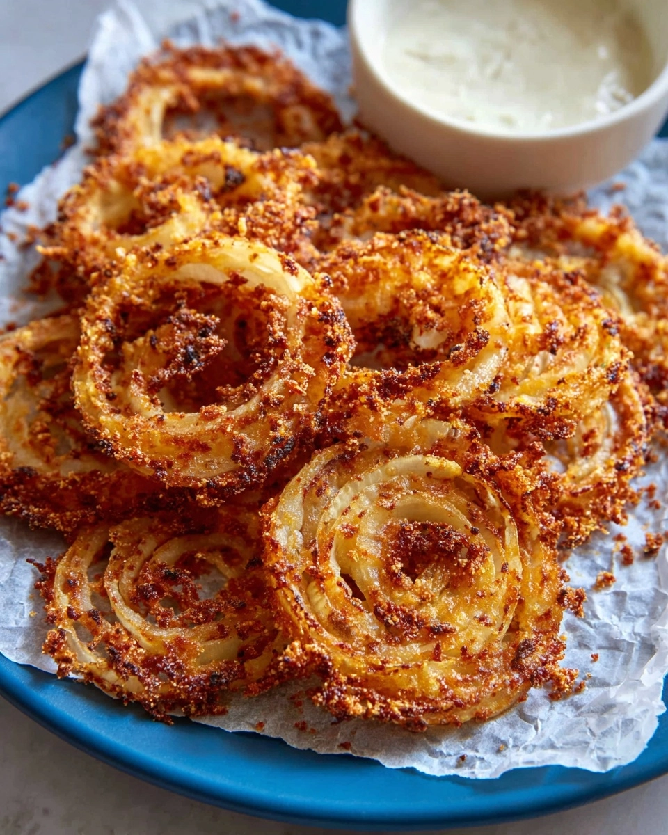 2‑Ingredient Low‑Carb Onion Ring Chips Recipe - Recipe Image