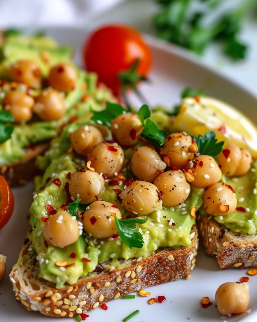 Chickpea & Avocado Toast Recipe