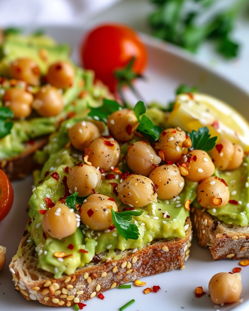 Chickpea & Avocado Toast Recipe