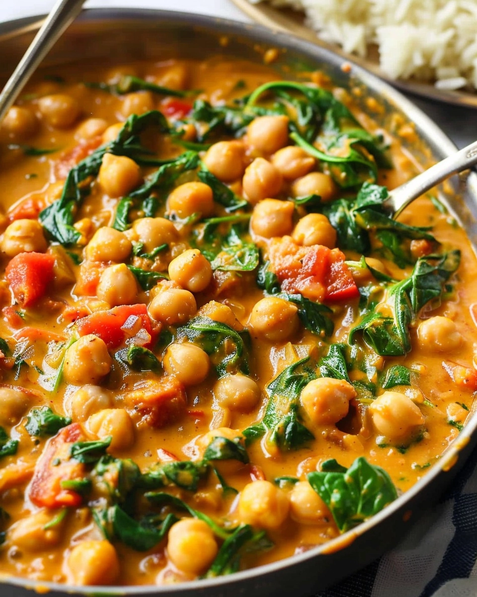 Spinach & Chickpea Curry Recipe