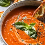 Roasted Red Pepper & Tomato Soup Recipe