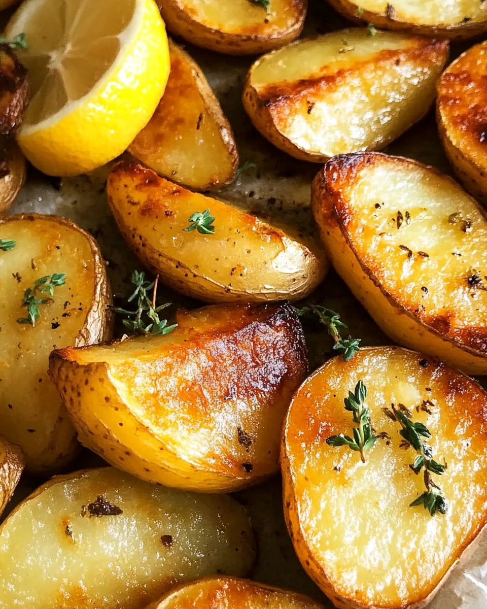Greek Lemon Potatoes Recipe - Recipe Image