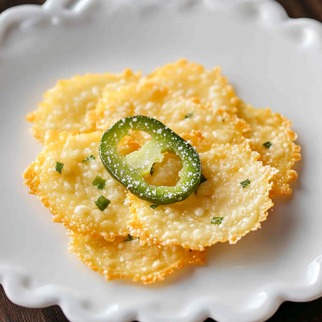 Jalapeno Parmesan Crisps Recipe - Recipe Image