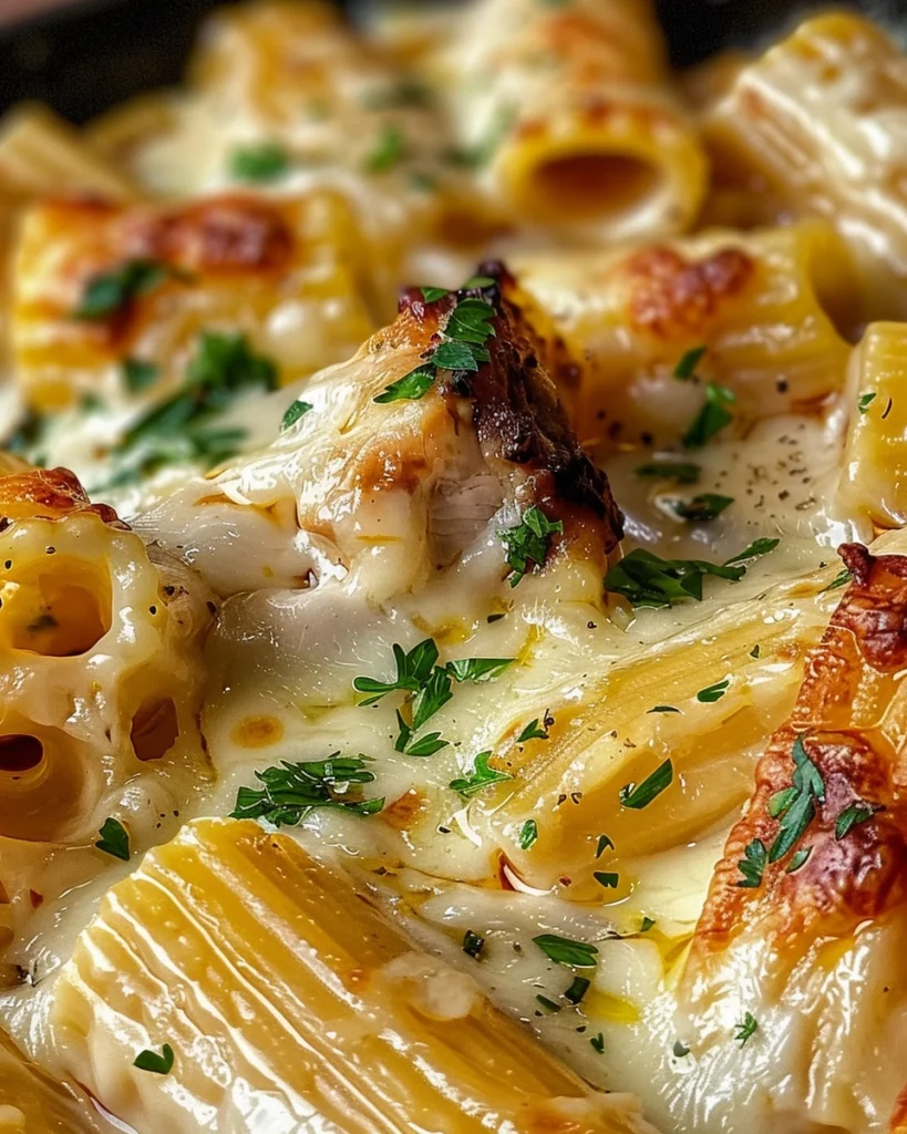 Garlic Parmesan Chicken Rigatoni Recipe