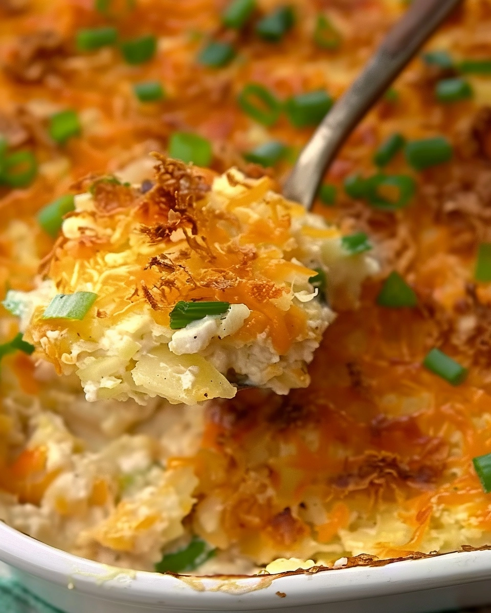 Chicken Hashbrown Casserole Recipe - Recipe Image