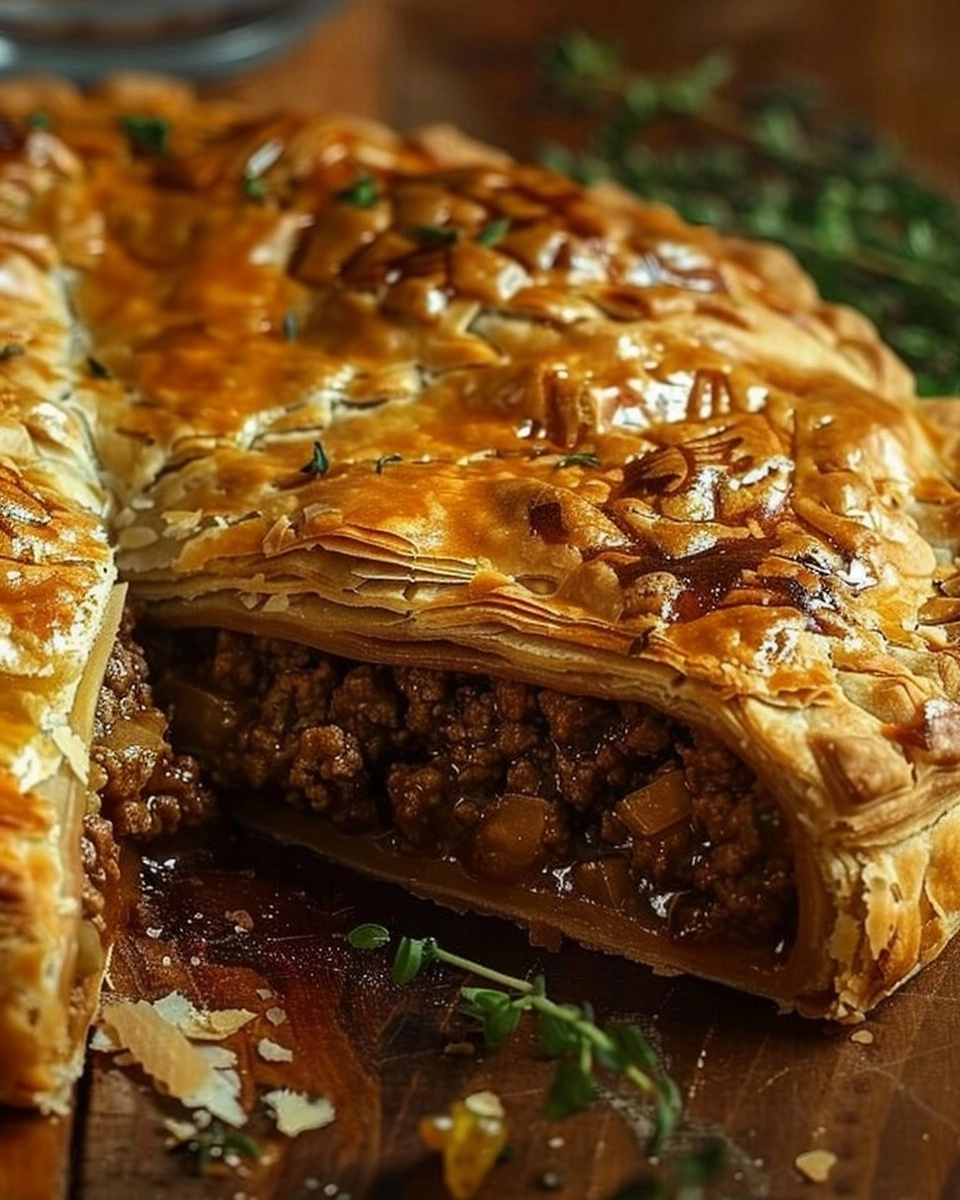Beef Curry Pie Recipe - Recipe Image