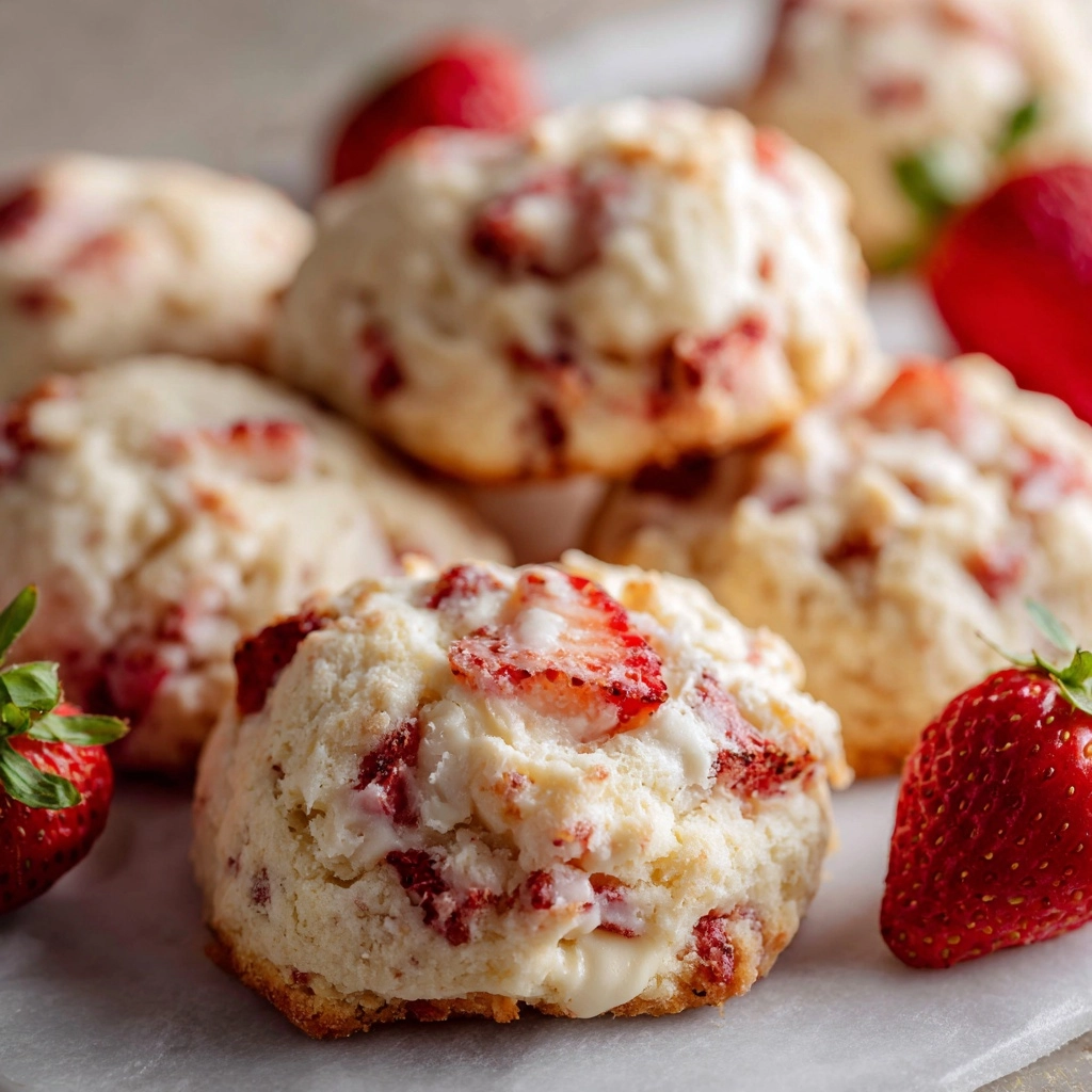 Strawberry Cheesecake Cookies Recipe - Recipe Image