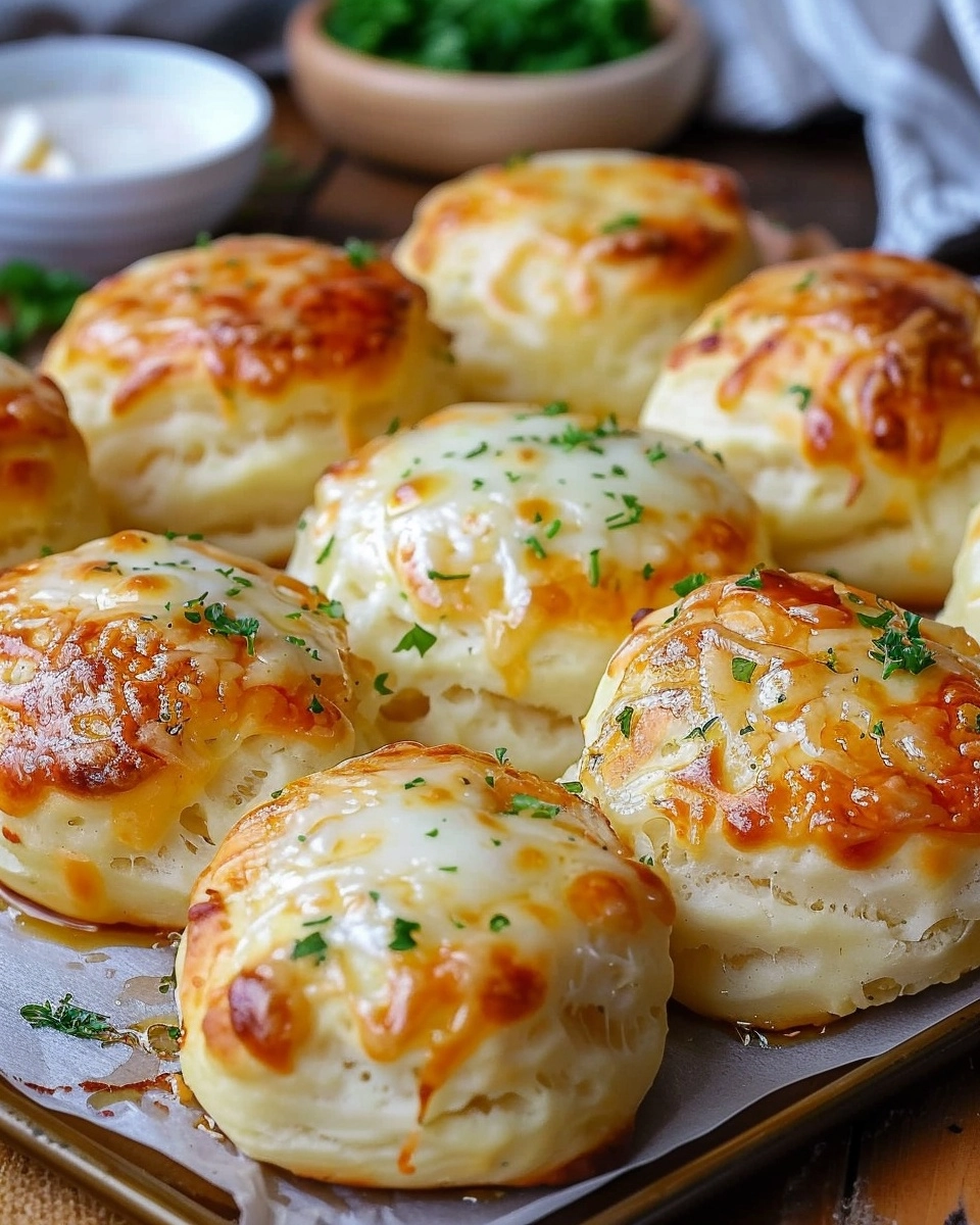 Pillsbury Biscuit Garlic Butter Cheese Bombs Recipe