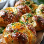 Stuffed Breakfast Pretzel Rolls Recipe