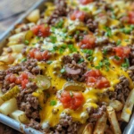 Cheeseburger French Fry Bake Recipe