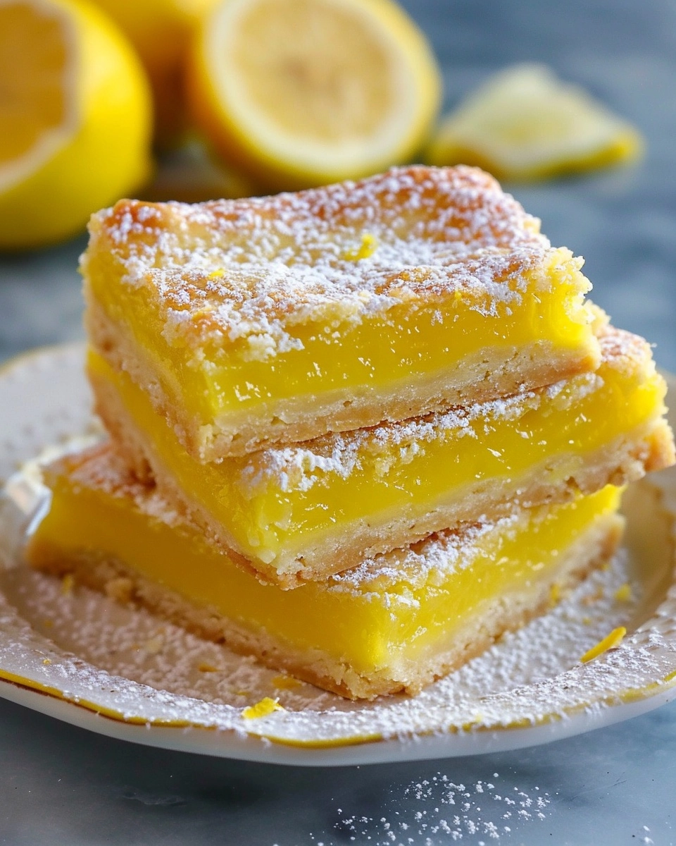 Two-Ingredient Lemon Bars Recipe