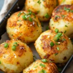 Smashed Green Onion Potato Bites Recipe