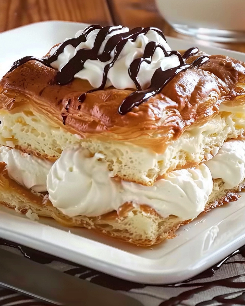 Decadent Cream Puff Cake Delight Recipe