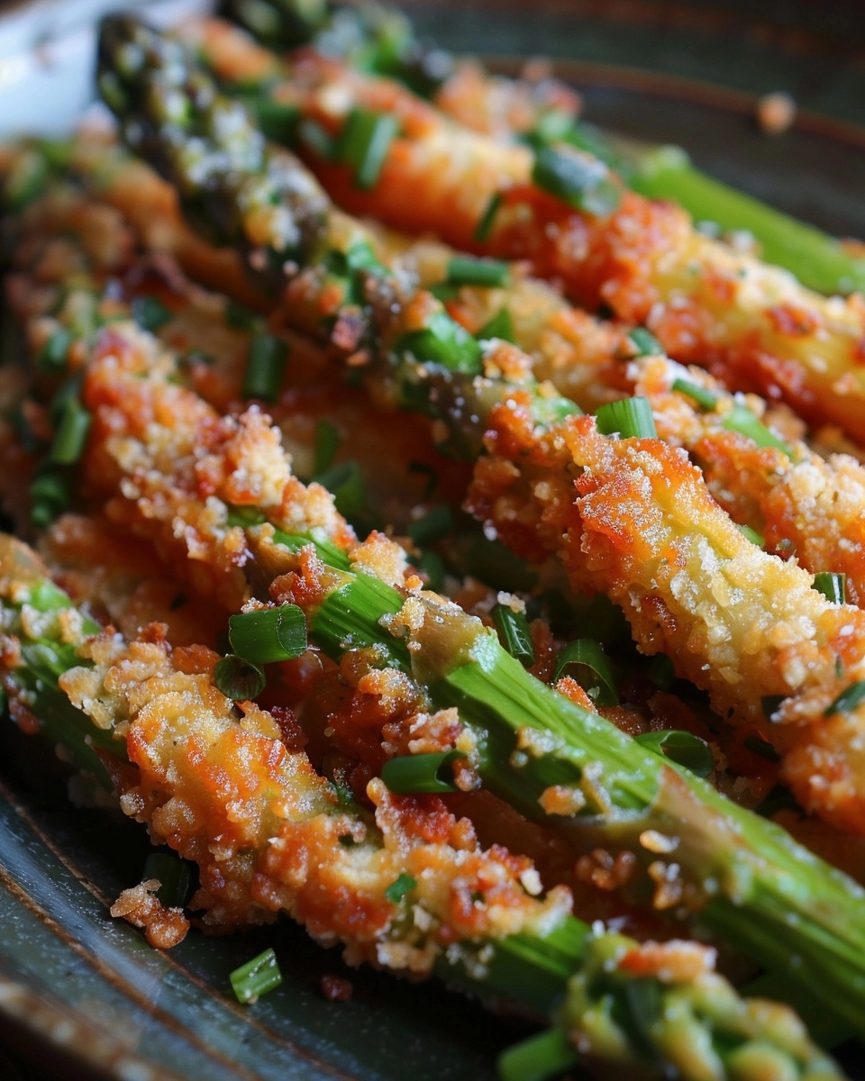 Crispy Parmesan Asparagus Sticks Recipe