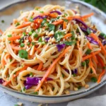 Vegetarian Thai Peanut Noodle Bowl Recipe