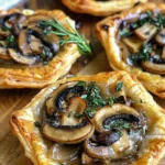 Mushroom, Shallot and Herbed Goat Cheese Tarts Recipe