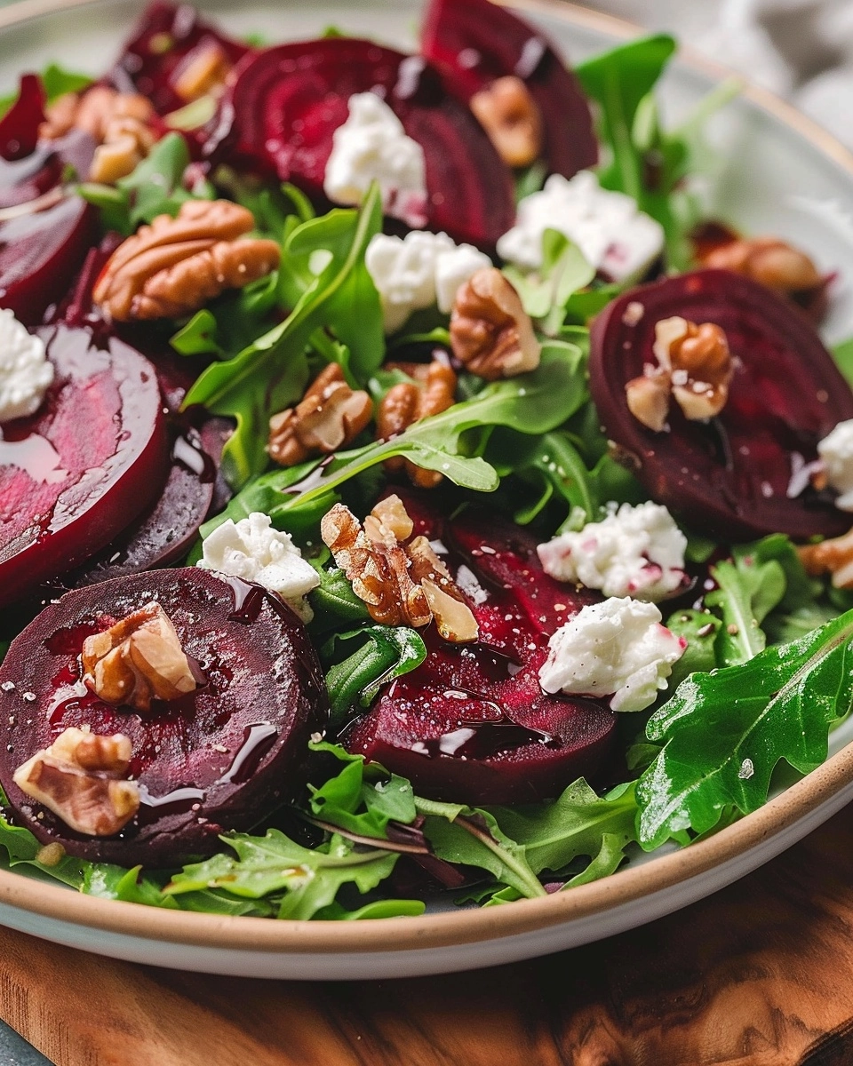 Roasted Beet & Goat Cheese Salad Recipe - Recipe Image