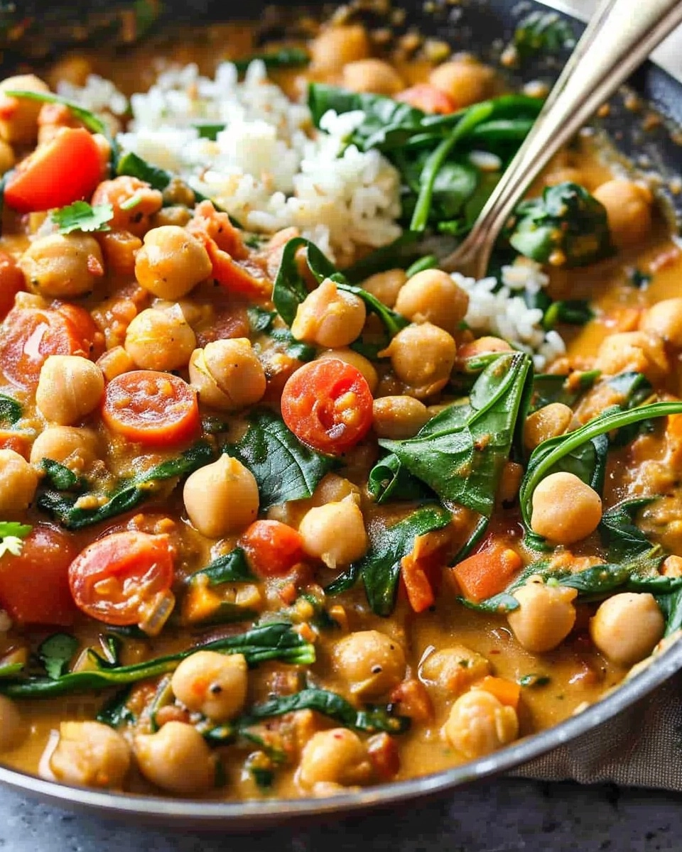 Spinach & Chickpea Curry Recipe - Recipe Image