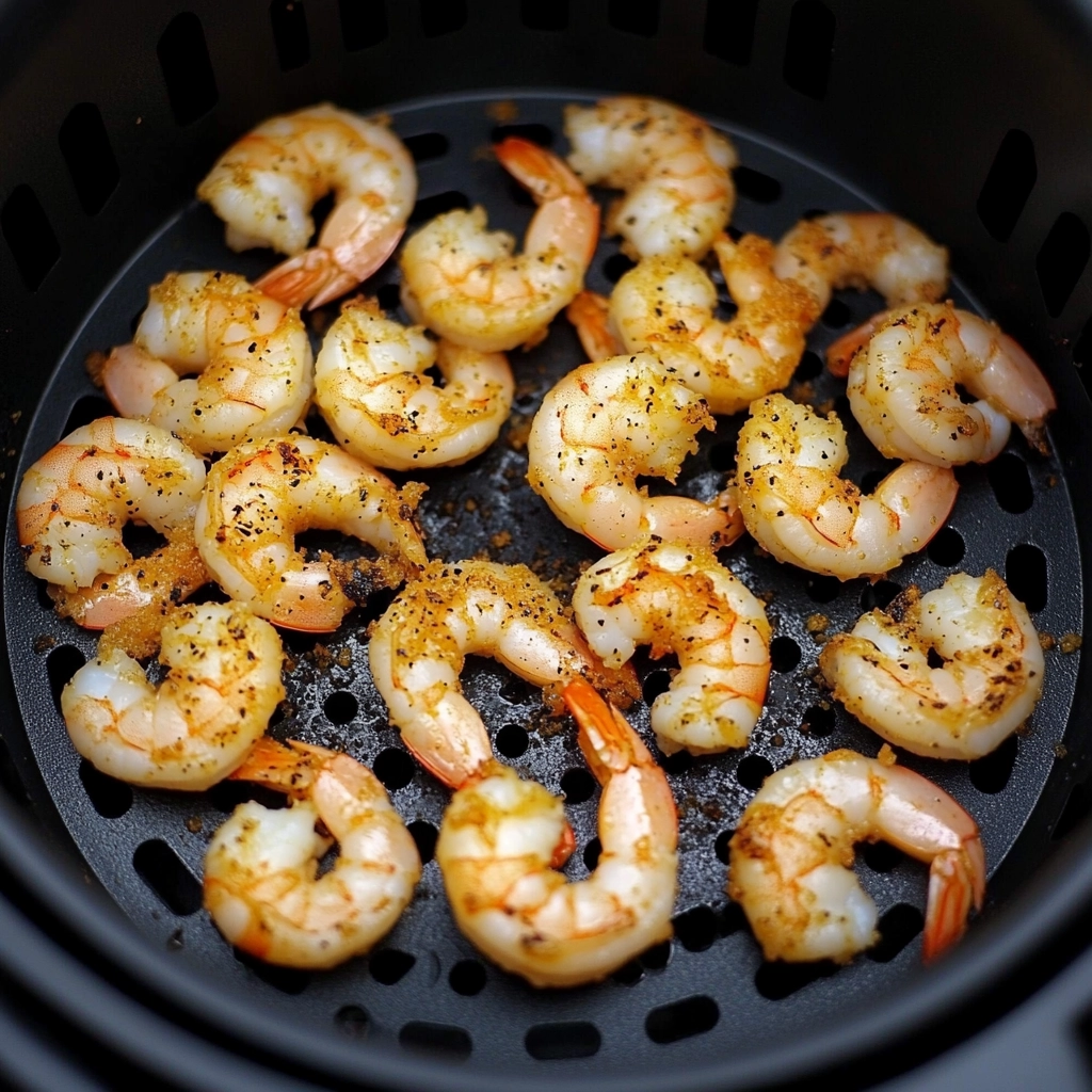 Air Fryer Lemon Pepper Shrimp Recipe - Recipe Image