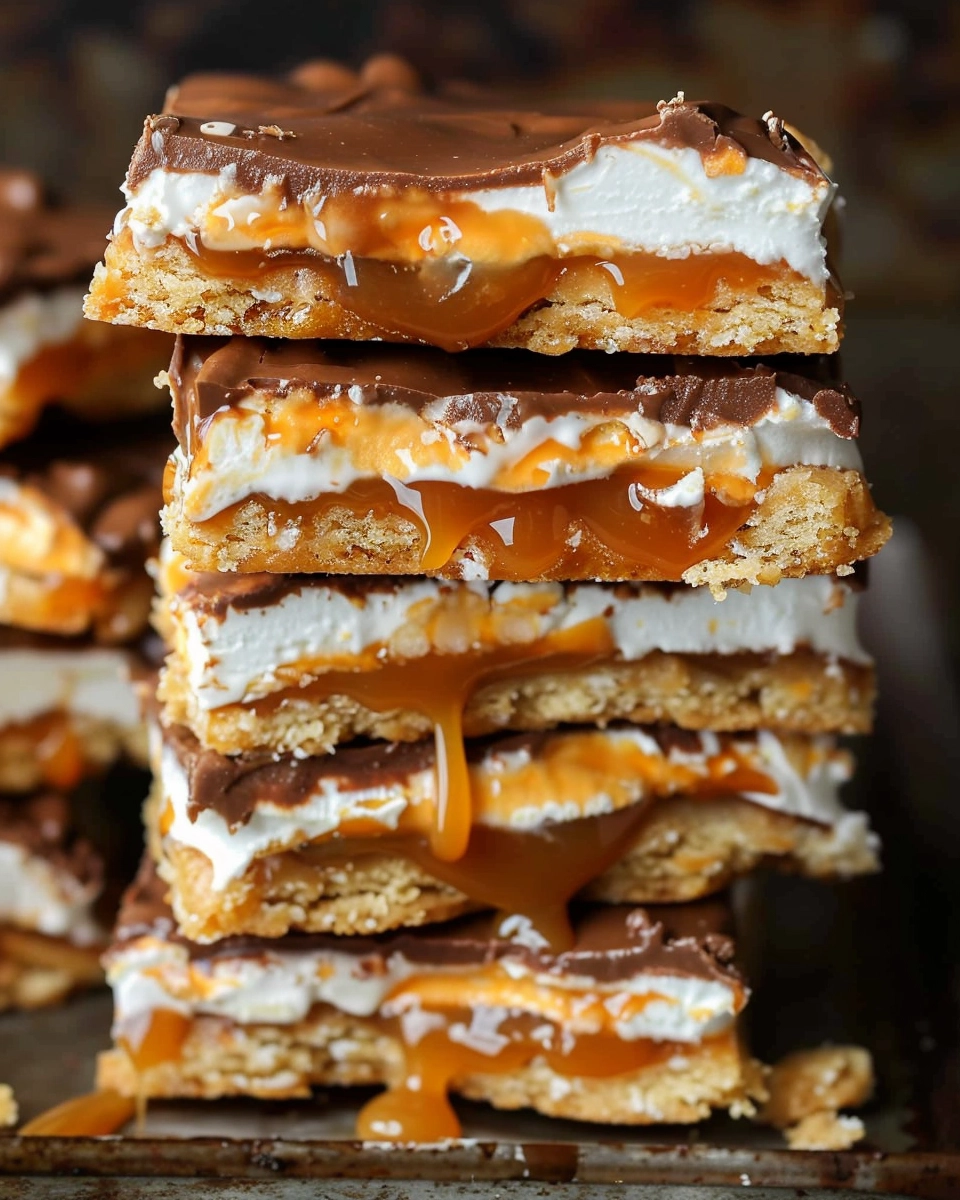 Butterfinger Caramel Bars Recipe - Recipe Image