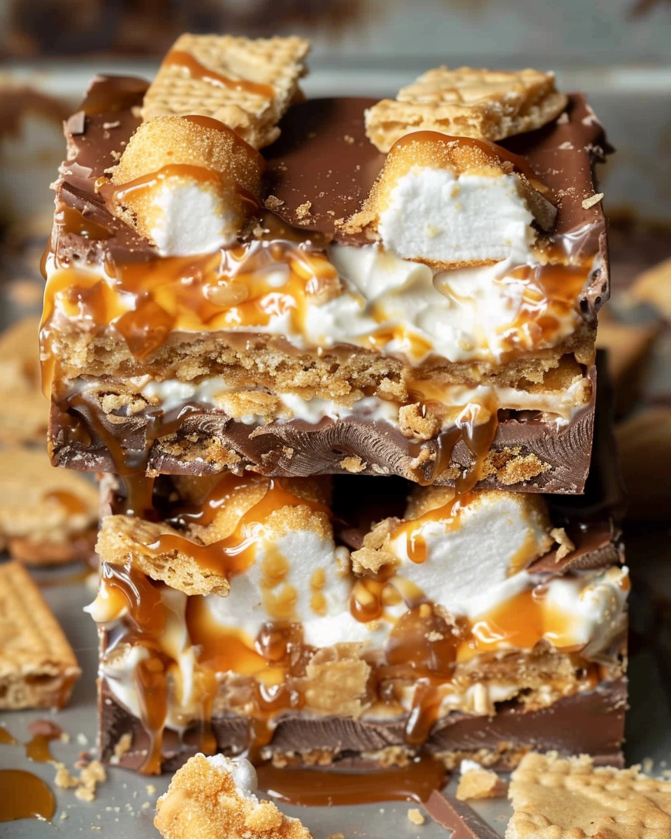 Butterfinger Caramel Bars Recipe - Recipe Image