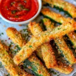 Parmesan Garlic Zucchini Fries Recipe