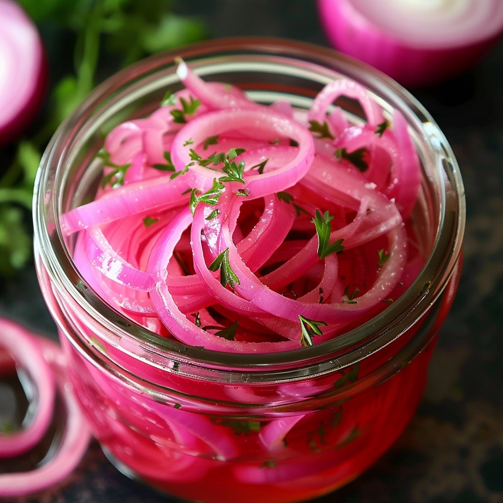 Pickled Red Onions Recipe - Recipe Image