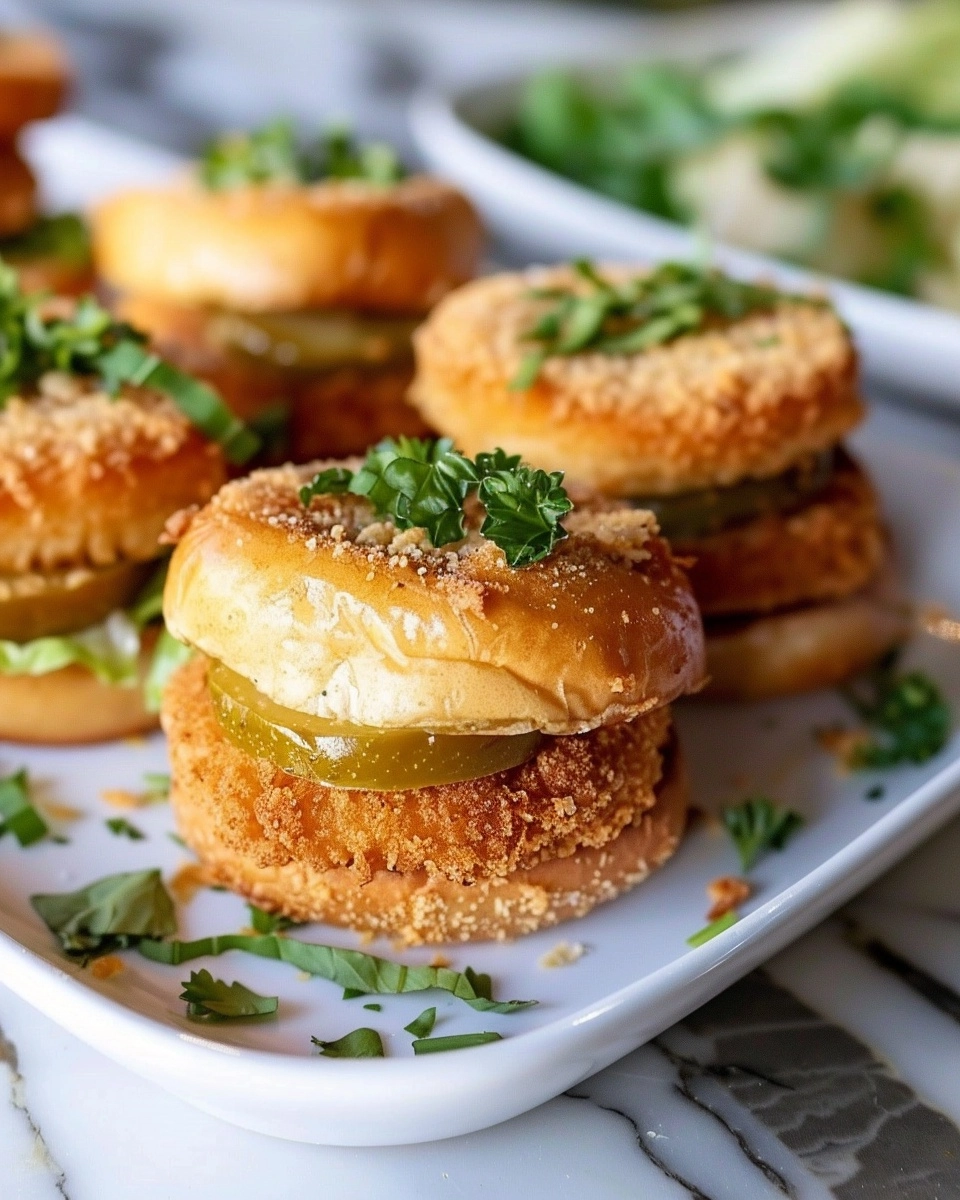 Fried Green Tomato Sliders Recipe