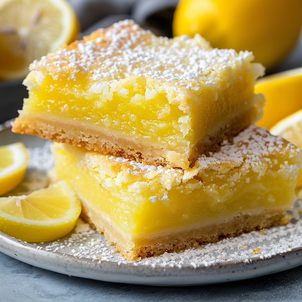 Two-Ingredient Lemon Bars Recipe - Recipe Image
