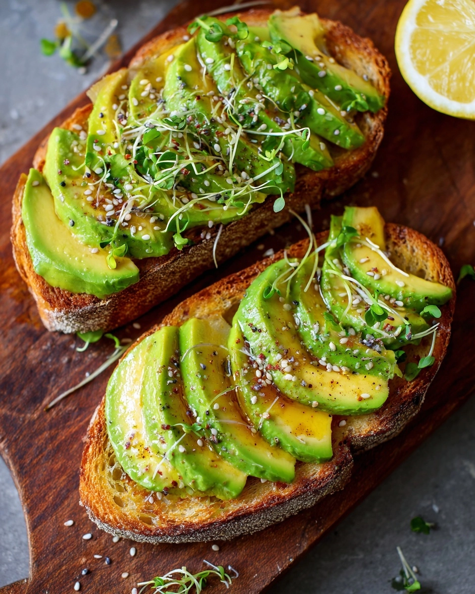 Korean Honey Butter Avo Toast Recipe - Recipe Image