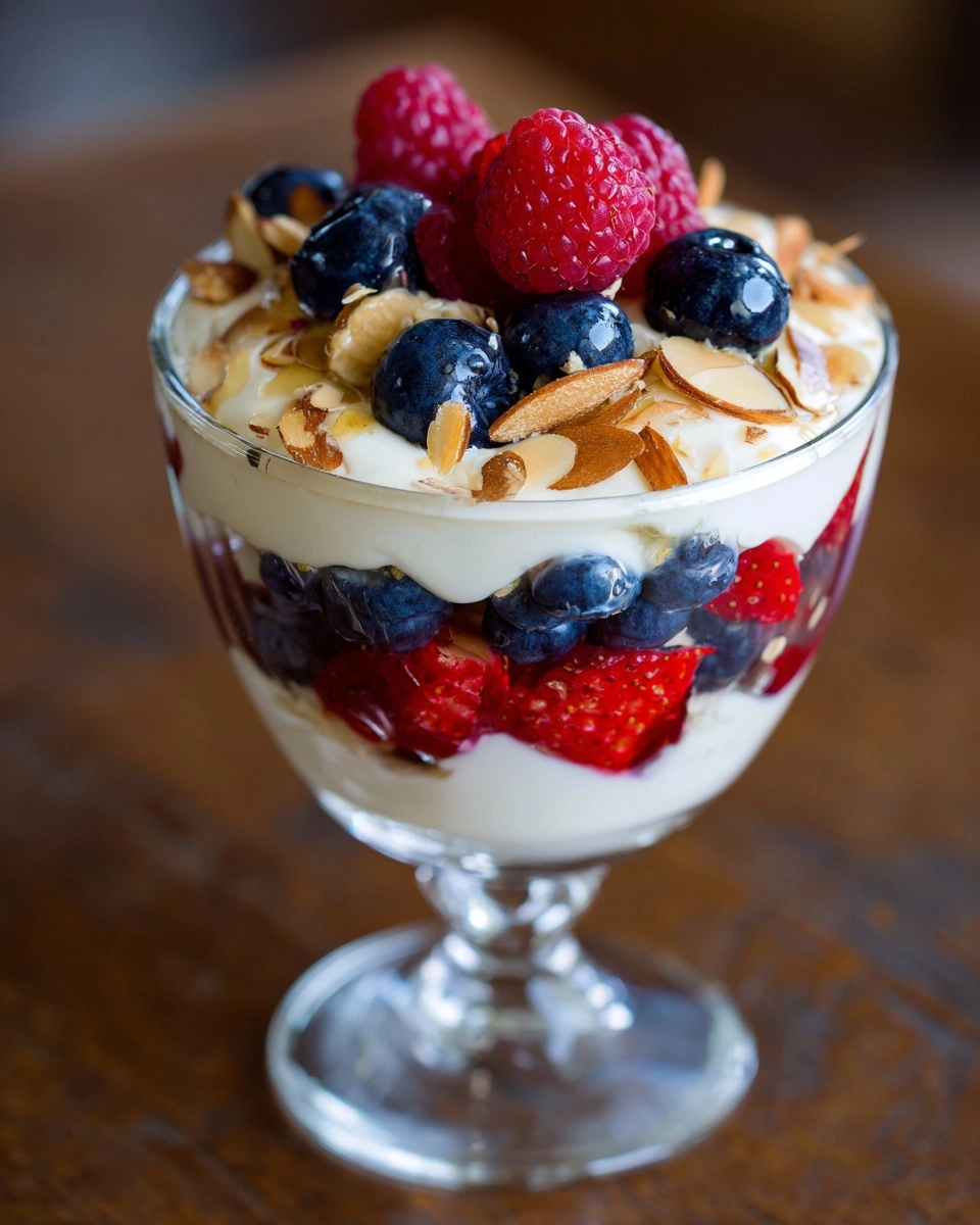 Berry Almond Yogurt Parfait Recipe - Recipe Image