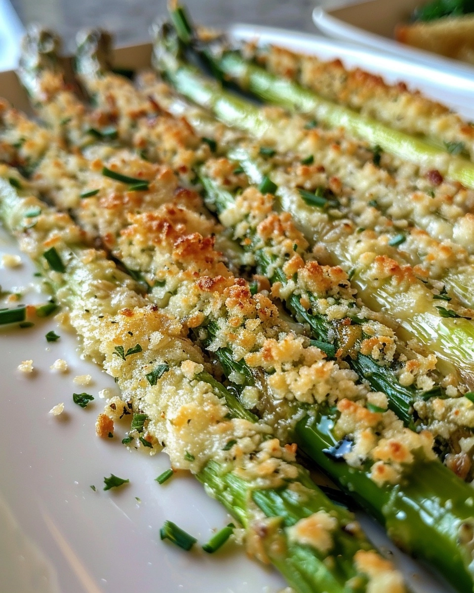 Crispy Parmesan Asparagus Sticks Recipe - Recipe Image
