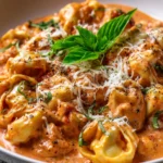 Creamy Tomato Basil Tortellini Recipe