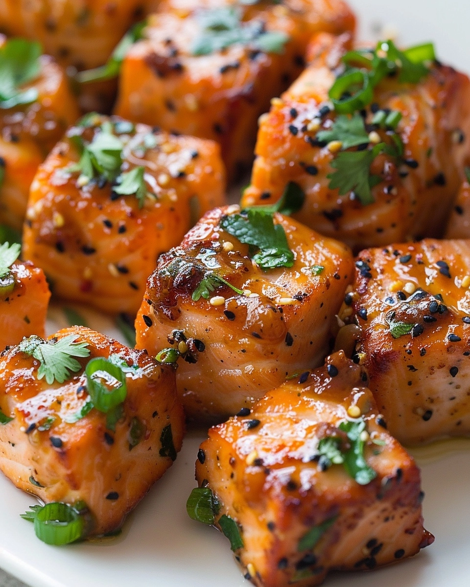 Crispy Bang Bang Salmon Bites Recipe