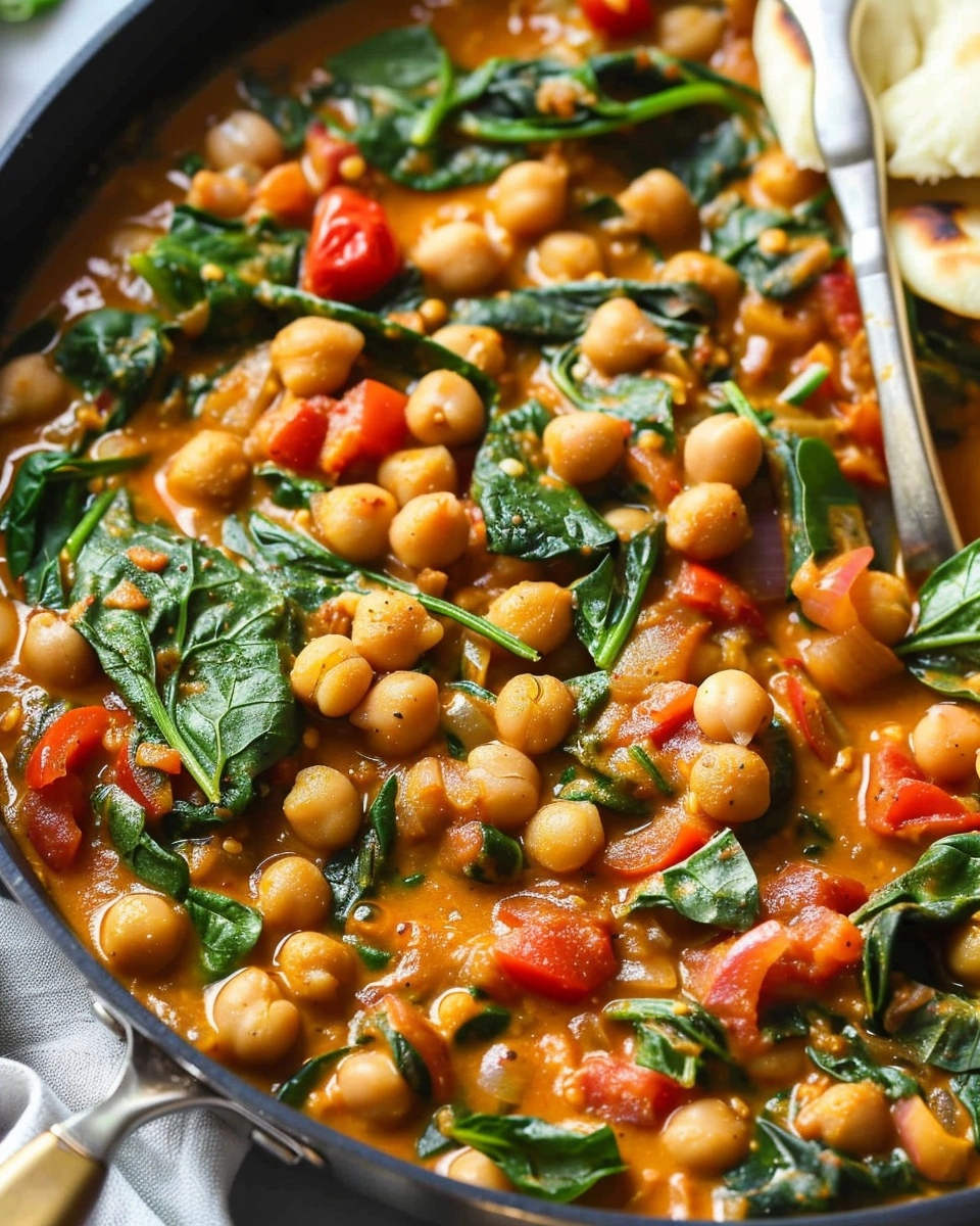 Spinach & Chickpea Curry Recipe - Recipe Image