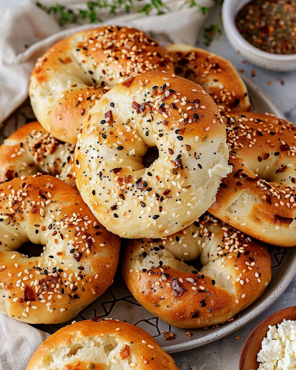 Cottage Cheese Protein Bagel Recipe - Recipe Image