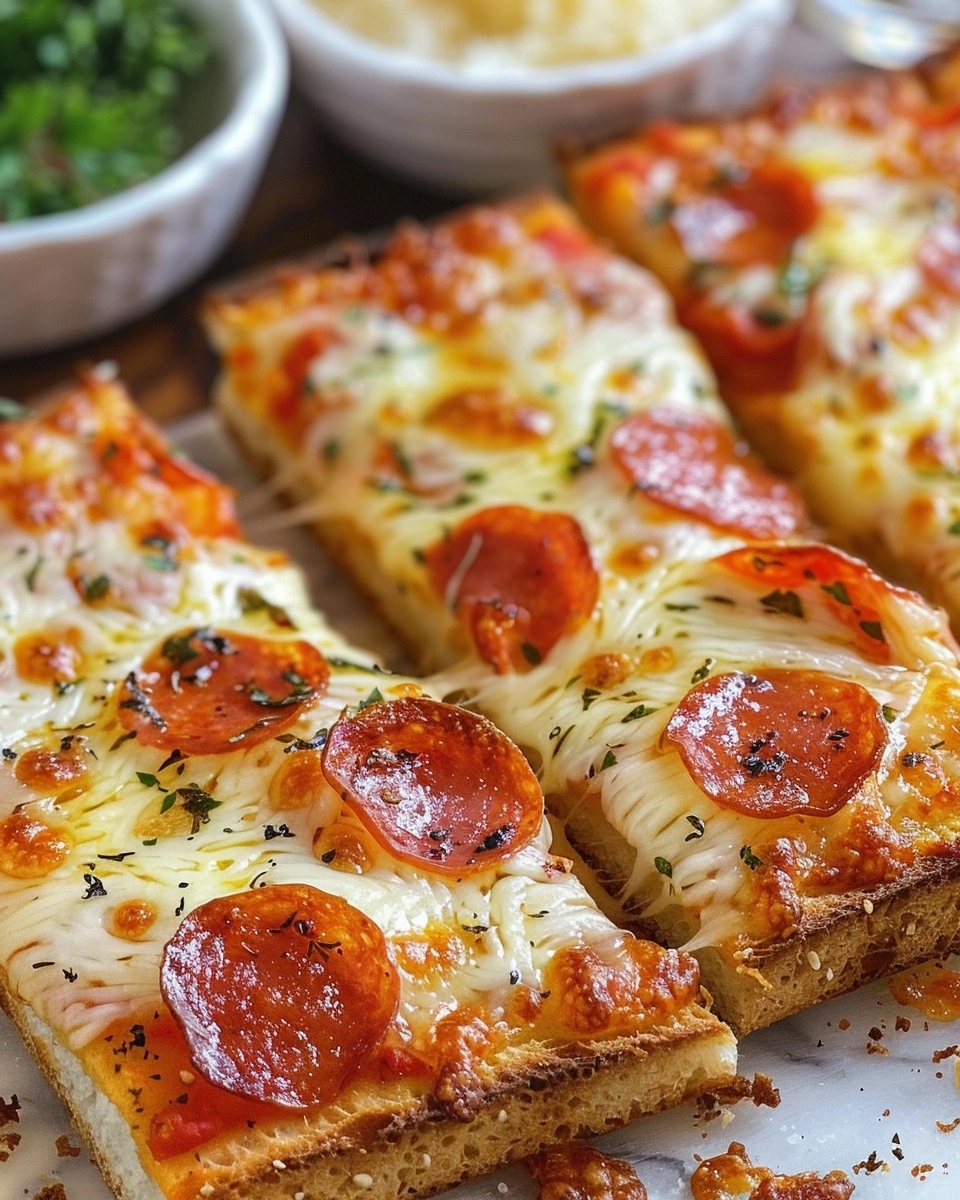 French Bread Pizza Recipe - Recipe Image