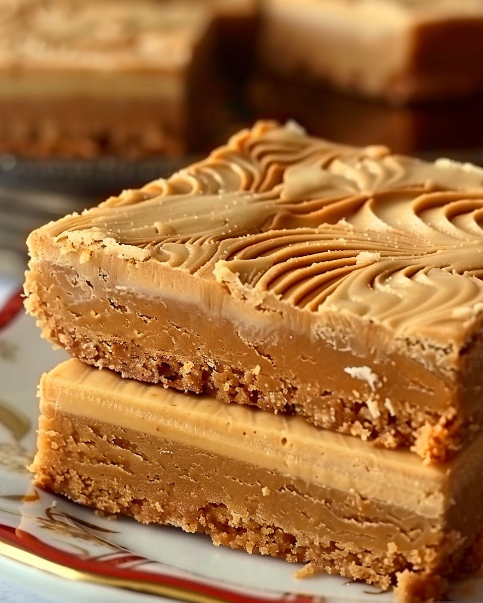 No Bake Lotus Biscoff Millionaires Recipe - Recipe Image