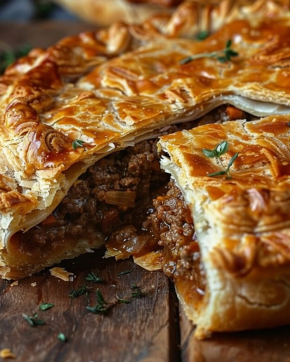 Beef Curry Pie Recipe - Recipe Image