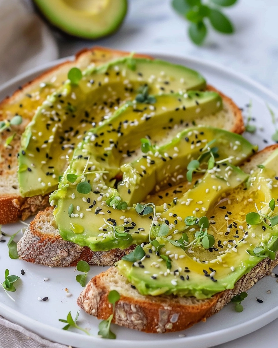 Korean Honey Butter Avo Toast Recipe