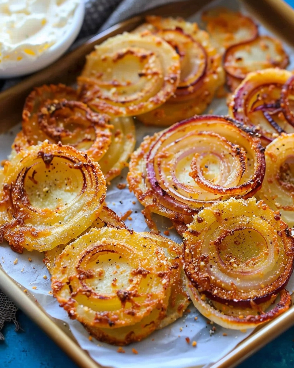 2‑Ingredient Low‑Carb Onion Ring Chips Recipe - Recipe Image