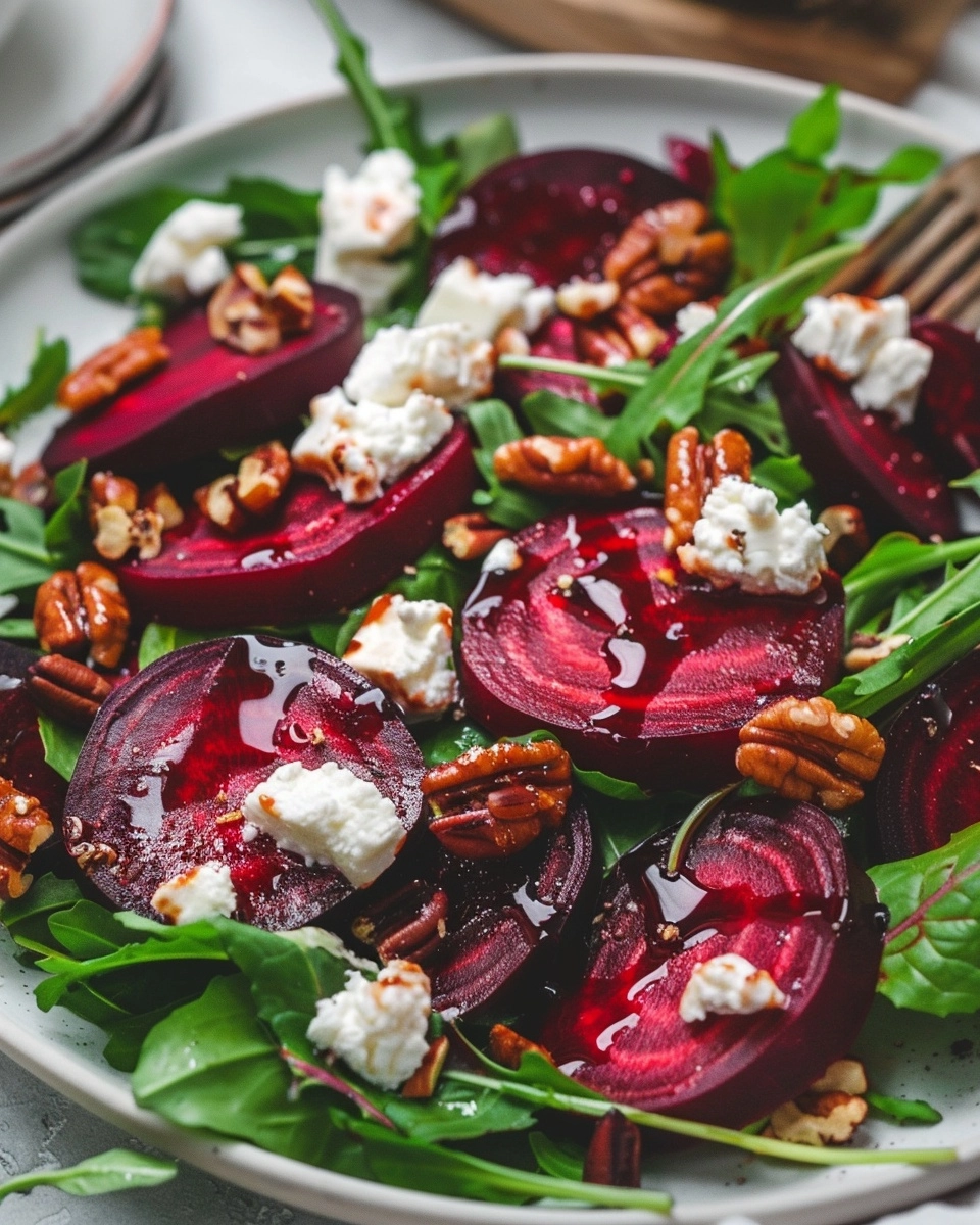 Roasted Beet & Goat Cheese Salad Recipe - Recipe Image